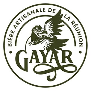 Logo de la bière artisanale Gayar avec un oiseau.
