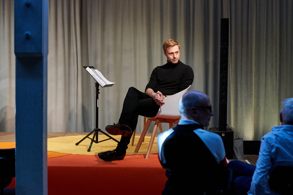 Artiste réunionnais en répétition musicale