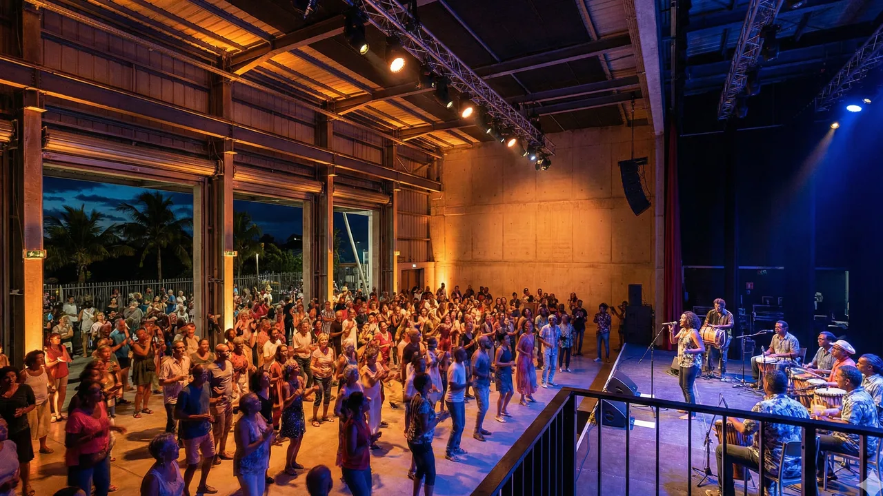 Kabardock salle de spectacle Le Port La Réunion